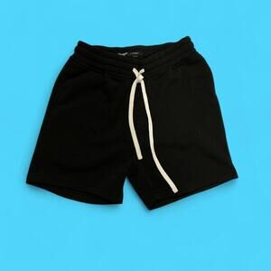 Brooklyn cloth black drawstring shorts